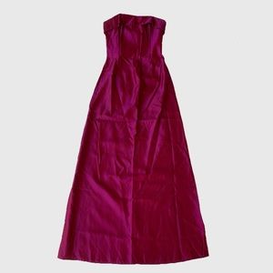 Vintage Gunne Sax Jessica McClintock Pink Strapless Corset Formal Dress Size 3